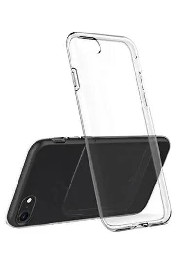 Newface iPhone 7 Kılıf Lüx Şeffaf Silikon resmi