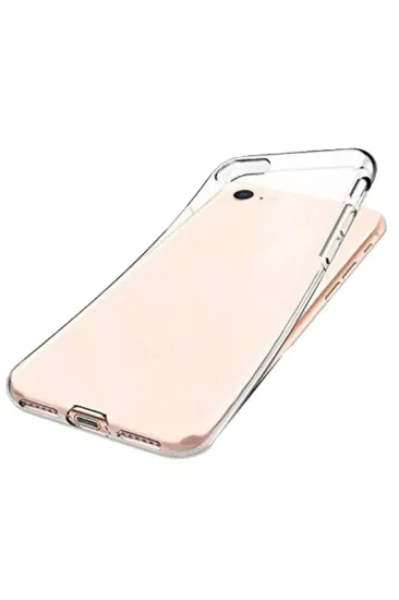 Newface iPhone 7 Kılıf Lüx Şeffaf Silikon resmi
