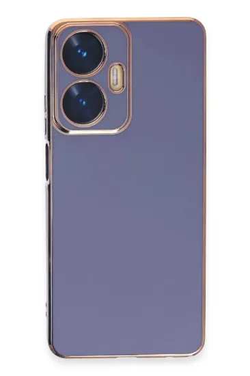 Newface Realme C55 Kılıf Volet Silikon - Mavi resmi