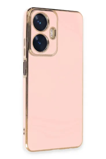 Newface Realme C55 Kılıf Volet Silikon - Pembe resmi