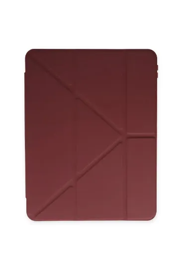 Newface iPad 9.7 (2018) Kılıf Kalemlikli Mars Tablet Kılıfı - Mor resmi