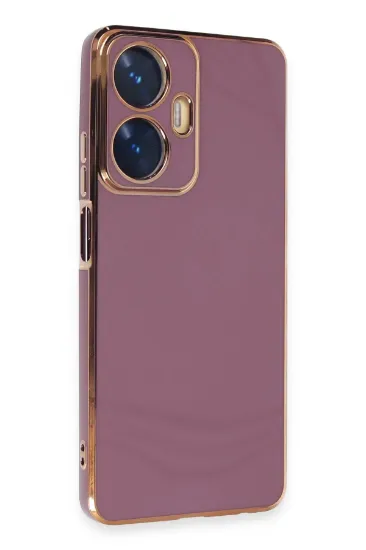 Newface Realme C55 Kılıf Volet Silikon - Mor resmi