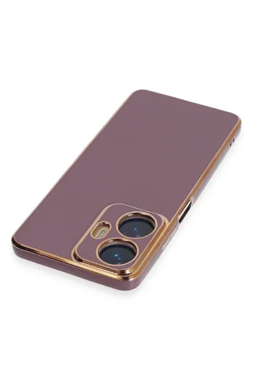 Newface Realme C55 Kılıf Volet Silikon - Mor resmi