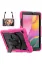 Newface Samsung Galaxy T510 Tab A 10.1 Kılıf Pars Tablet Kapak - Pembe resmi