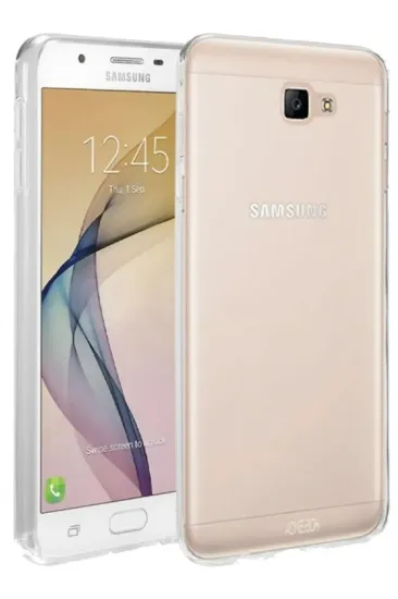 Newface Samsung Galaxy J7 Prime Kılıf Lüx Şeffaf Silikon resmi