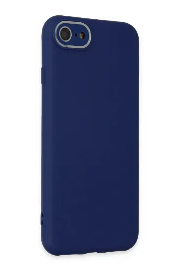 Newface iPhone 7 Kılıf Lansman Glass Kapak - Sky Blue resmi