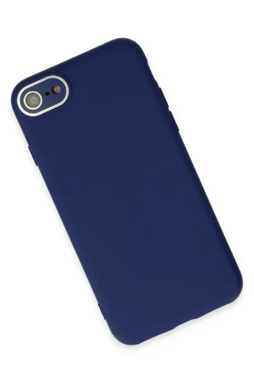 Newface iPhone 7 Kılıf Lansman Glass Kapak - Sky Blue resmi