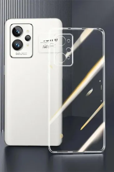 Newface Realme GT2 Pro 5G Kılıf Lüx Şeffaf Silikon resmi