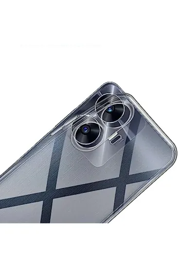 Newface Realme C55 Kılıf Lüx Şeffaf Silikon resmi