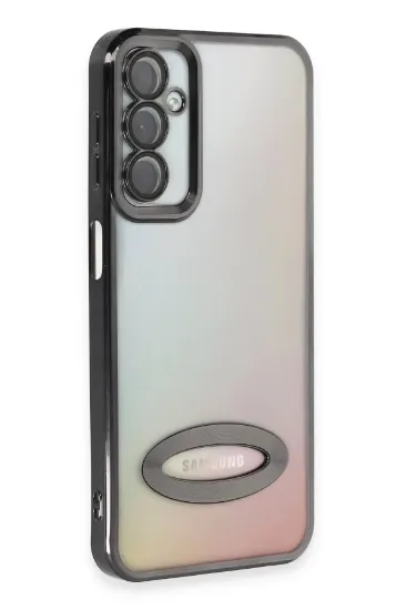 Newface Samsung Galaxy A14 4G Kılıf Slot Silikon - Siyah resmi