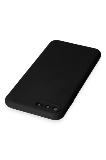 Newface iPhone 7 Plus Kılıf First Silikon - Siyah resmi