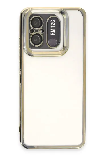 Newface Xiaomi Redmi 12C Kılıf Slot Silikon - Gold resmi