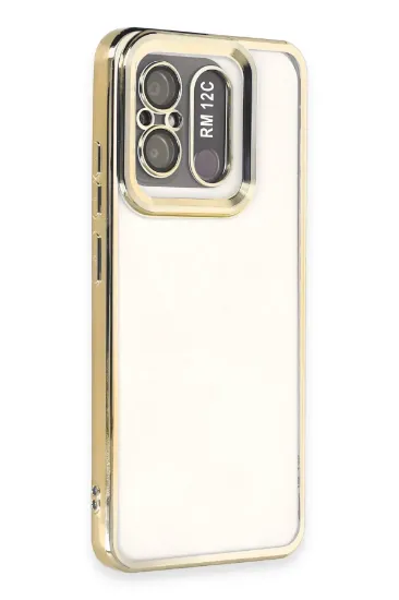 Newface Xiaomi Redmi 12C Kılıf Slot Silikon - Gold resmi
