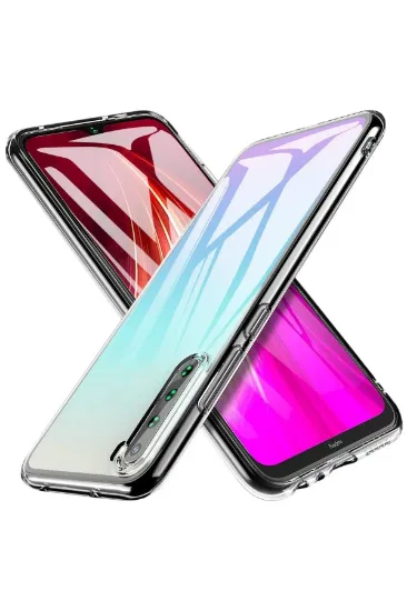 Newface Xiaomi Redmi Note 8 Kılıf Lüx Şeffaf Silikon resmi