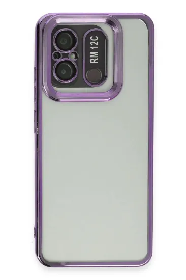 Newface Xiaomi Redmi 12C Kılıf Slot Silikon - Mor resmi