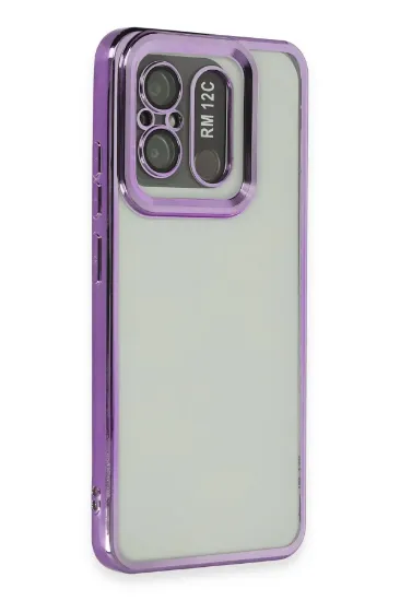Newface Xiaomi Redmi 12C Kılıf Slot Silikon - Mor resmi