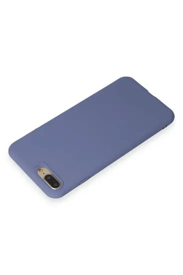 Newface iPhone 7 Plus Kılıf First Silikon - Gri resmi