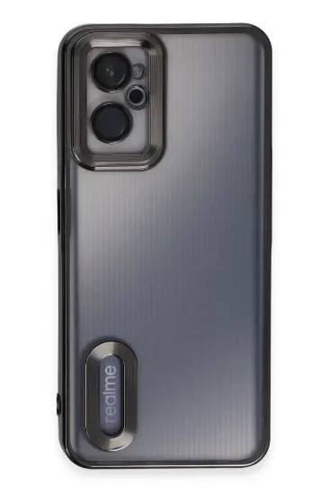 Newface Realme 9i 4G Kılıf Slot Silikon - Siyah resmi
