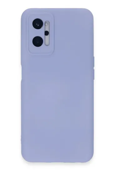 Newface Realme 9i 4G Kılıf Nano içi Kadife Silikon - Lila resmi