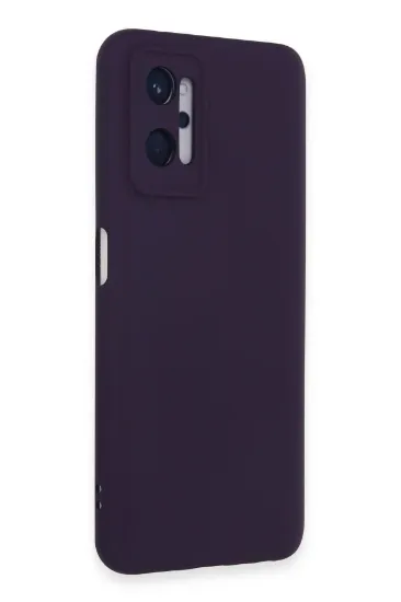 Newface Realme 9i 4G Kılıf Nano içi Kadife Silikon - Mor resmi