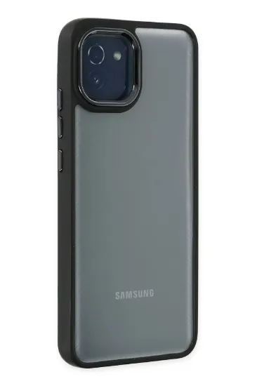 Newface Samsung Galaxy A03 Kılıf Dora Kapak - Siyah resmi