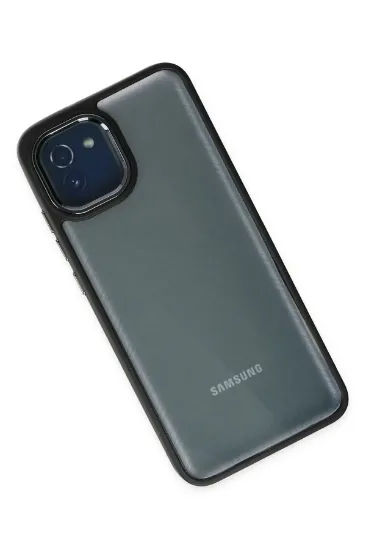 Newface Samsung Galaxy A03 Kılıf Dora Kapak - Siyah resmi