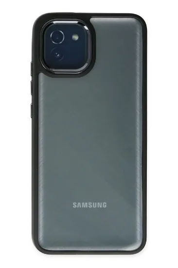 Newface Samsung Galaxy A03 Kılıf Dora Kapak - Siyah resmi