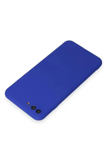 Newface iPhone 7 Plus Kılıf First Silikon - Koyu Mavi resmi