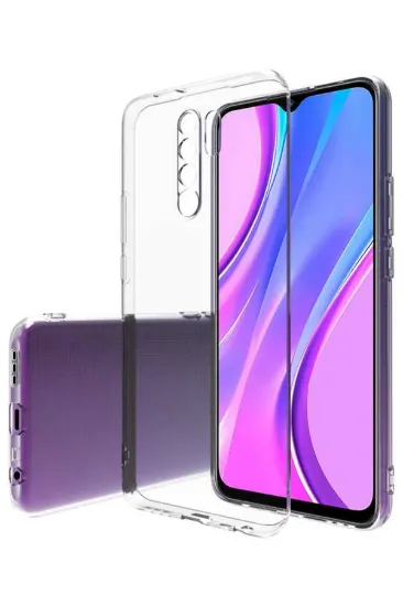 Newface Xiaomi Redmi 9 Kılıf Lüx Şeffaf Silikon - Şeffaf resmi