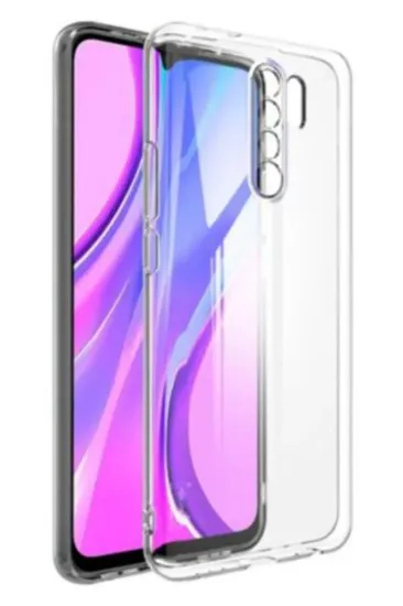 Newface Xiaomi Redmi 9 Kılıf Lüx Şeffaf Silikon - Şeffaf resmi