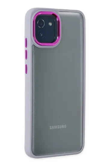 Newface Samsung Galaxy A03 Kılıf Dora Kapak - Lila resmi