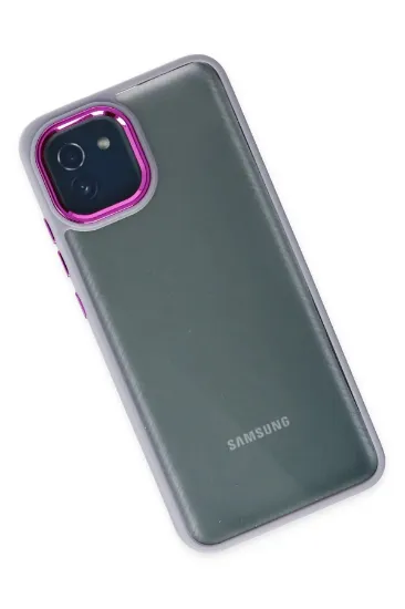 Newface Samsung Galaxy A03 Kılıf Dora Kapak - Lila resmi