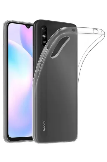 Newface Xiaomi Redmi 9A Kılıf Lüx Şeffaf Silikon - Şeffaf resmi