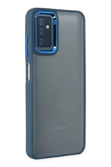 Newface Samsung Galaxy M13 Kılıf Dora Kapak - Mavi resmi