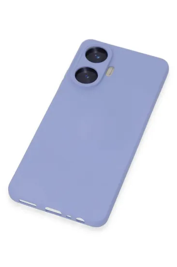 Newface Realme C55 Kılıf Nano içi Kadife Silikon - Lila resmi