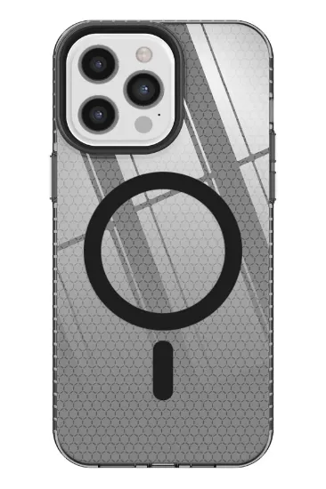 Newface iPhone 12 Pro Max Kılıf Beta Magneticsafe Silikon - Siyah resmi