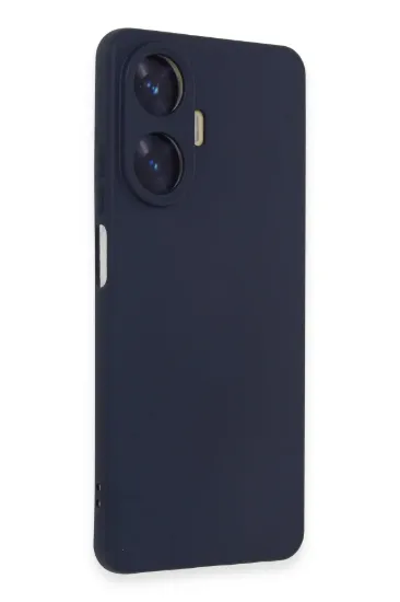 Newface Realme C55 Kılıf Nano içi Kadife Silikon - Mor resmi