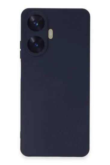 Newface Realme C55 Kılıf Nano içi Kadife Silikon - Mor resmi
