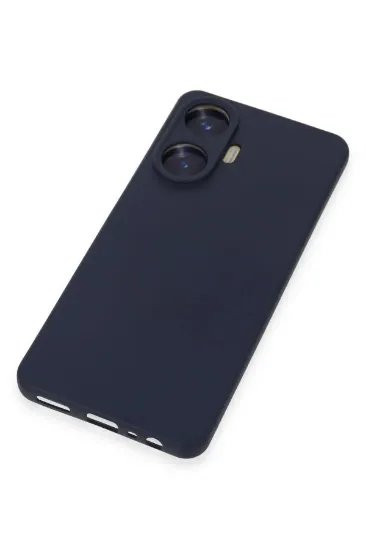 Newface Realme C55 Kılıf Nano içi Kadife Silikon - Mor resmi
