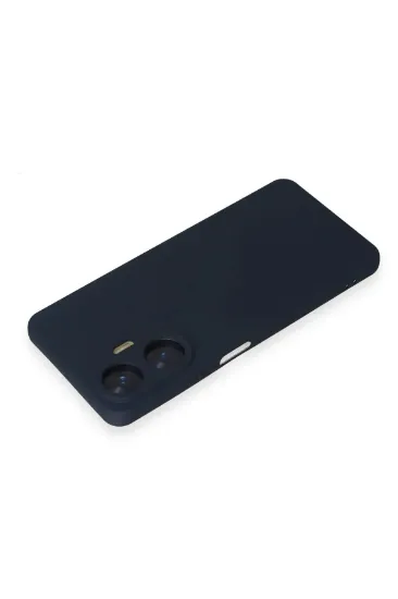 Newface Realme C55 Kılıf Nano içi Kadife Silikon - Lacivert resmi
