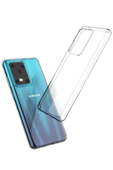 Newface Samsung Galaxy S20 Ultra Kılıf Lüx Şeffaf Silikon resmi
