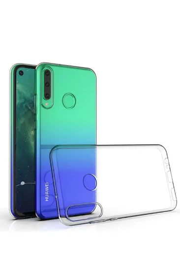 Newface Huawei Y6P Kılıf Lüx Şeffaf Silikon - Şeffaf resmi