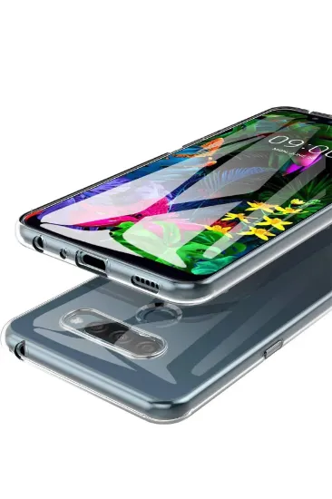 Newface LG K61 Kılıf Lüx Şeffaf Silikon - Şeffaf resmi