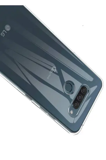 Newface LG K61 Kılıf Lüx Şeffaf Silikon - Şeffaf resmi