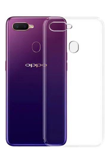 Newface Oppo A12 Kılıf Lüx Şeffaf Silikon - Şeffaf resmi