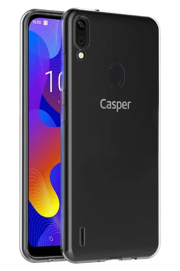 Newface Casper Via E3 Kılıf Lüx Şeffaf Silikon - Şeffaf resmi