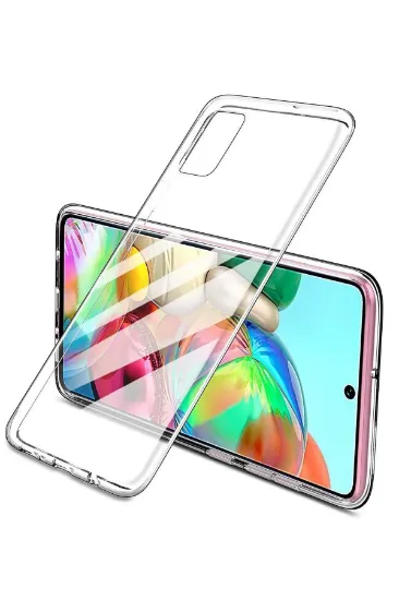 Newface Realme 7 Pro Kılıf Lüx Şeffaf Silikon - Şeffaf resmi