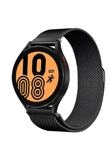 Newface Watch 20mm Metal Mıknatıslı Kordon - Siyah resmi