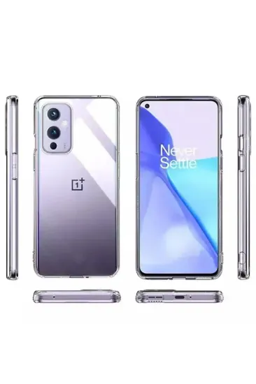 Newface One Plus 9 Kılıf Lüx Şeffaf Silikon resmi