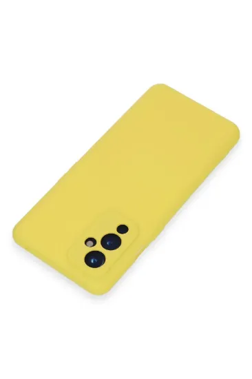 Newface One Plus 9 Kılıf Nano içi Kadife Silikon - Sarı resmi